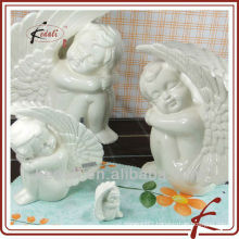 white dolomite home decoration angel in thinking